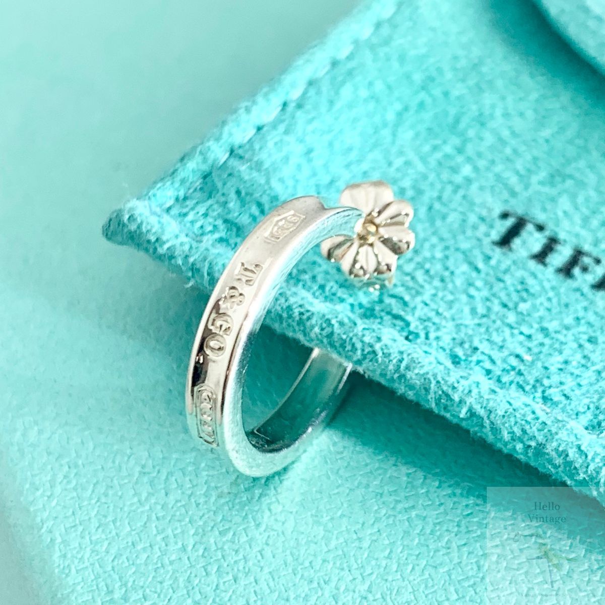 ティファニー ナロー 1837 フープ ピアス 片耳 シルバー AAO8 - メルカリ