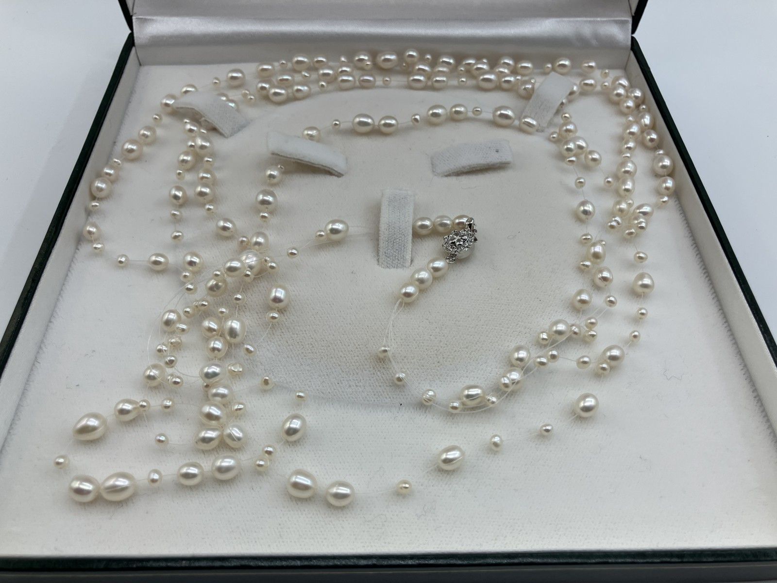 淡水パール Estelle(エステール) ネックレス パール径約3.2-6.0mm 首 淡水パール Estelle(エステール) ネックレス パール径約3.2-6.0mm 首