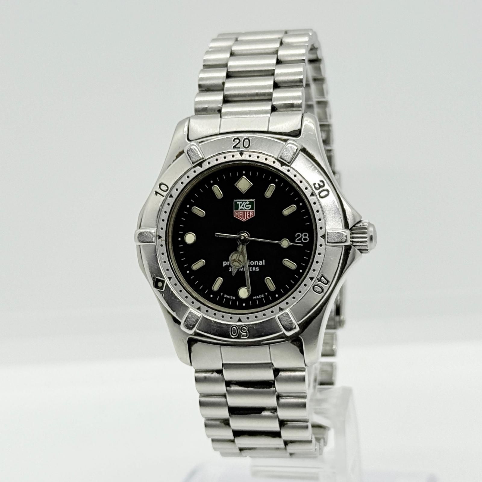 TAG HEUER タグホイヤー プロフェッショナル2000 962.013-2 ブラック