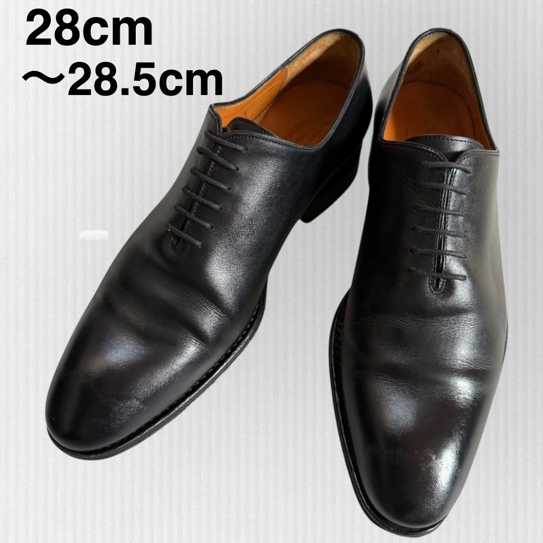 【極美品】ジャランスリワヤ ホールカット 98517 黒 9.5(28cm相当) ジャランスリワヤ 】98517 ホールカット 28cm ビジネスシューズ 黒