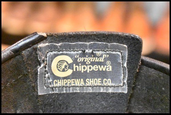 8.5E 良品 黒タグ】Chippewa チペワ 1901M10 ショートエンジニア