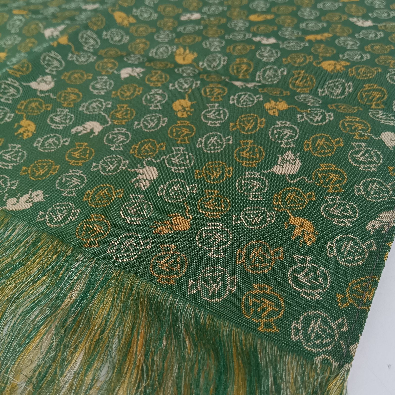 💛 龍村美術織物 ／ テーブルセンター・美術工芸・薄織物・1号 W30