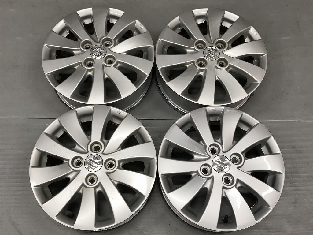 ◎傷小良品 スズキ純正 14inc 4.5J +45 100/4H 即納 個人宅OK 4本 検