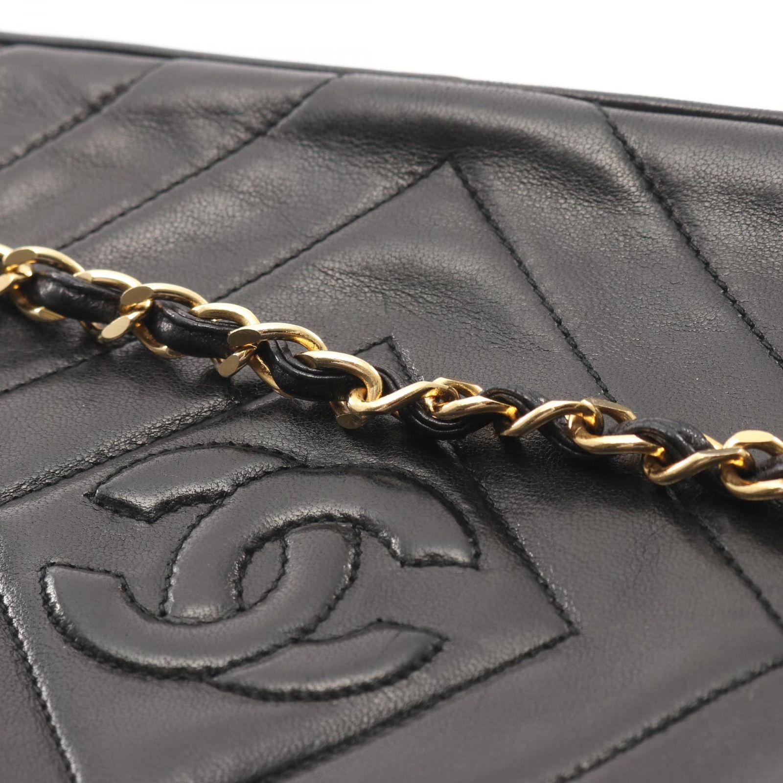 シャネル CHANEL ショルダーバッグ ココマーク ダイヤステッチ 