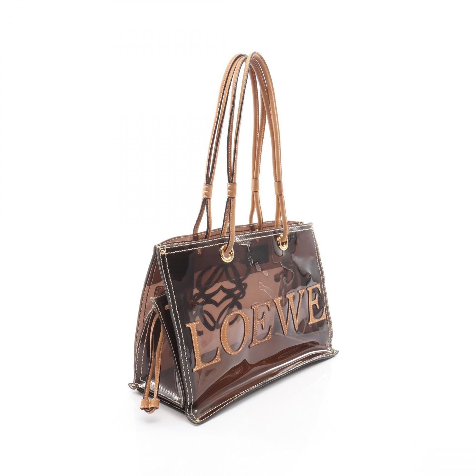 ロエベ LOEWE トートバッグ アナグラム ショッパートート ブラウン