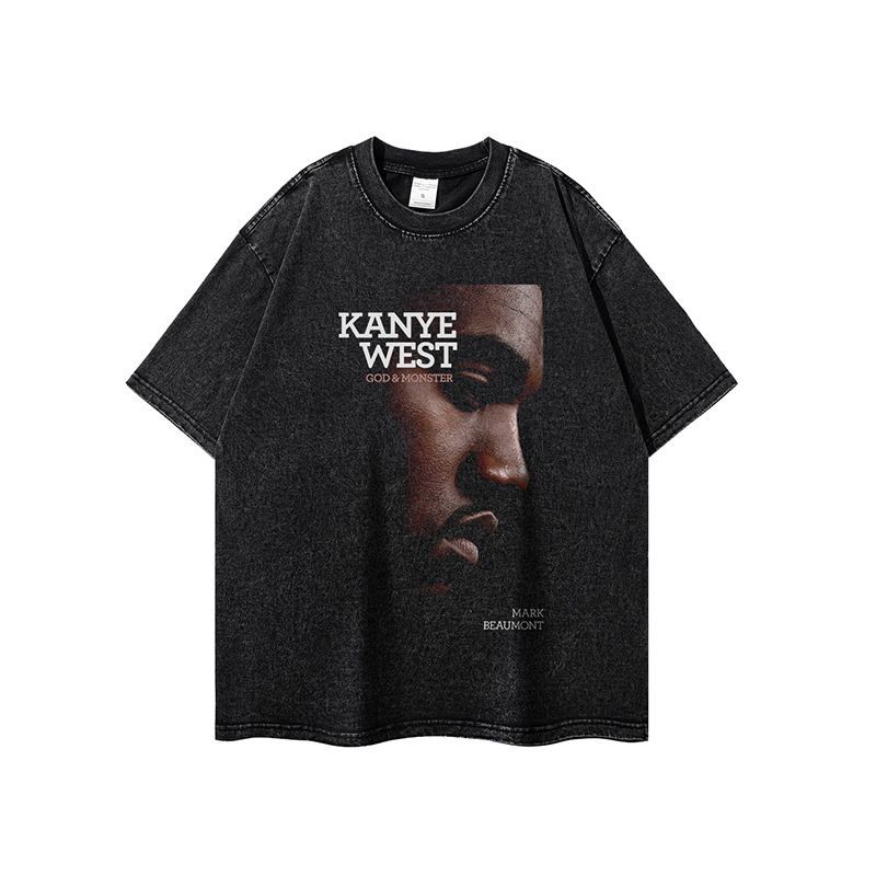 KANYE WEST カニエ・ウェスト Tシャツ GOD & MONSTER ヴィンテージ加工
