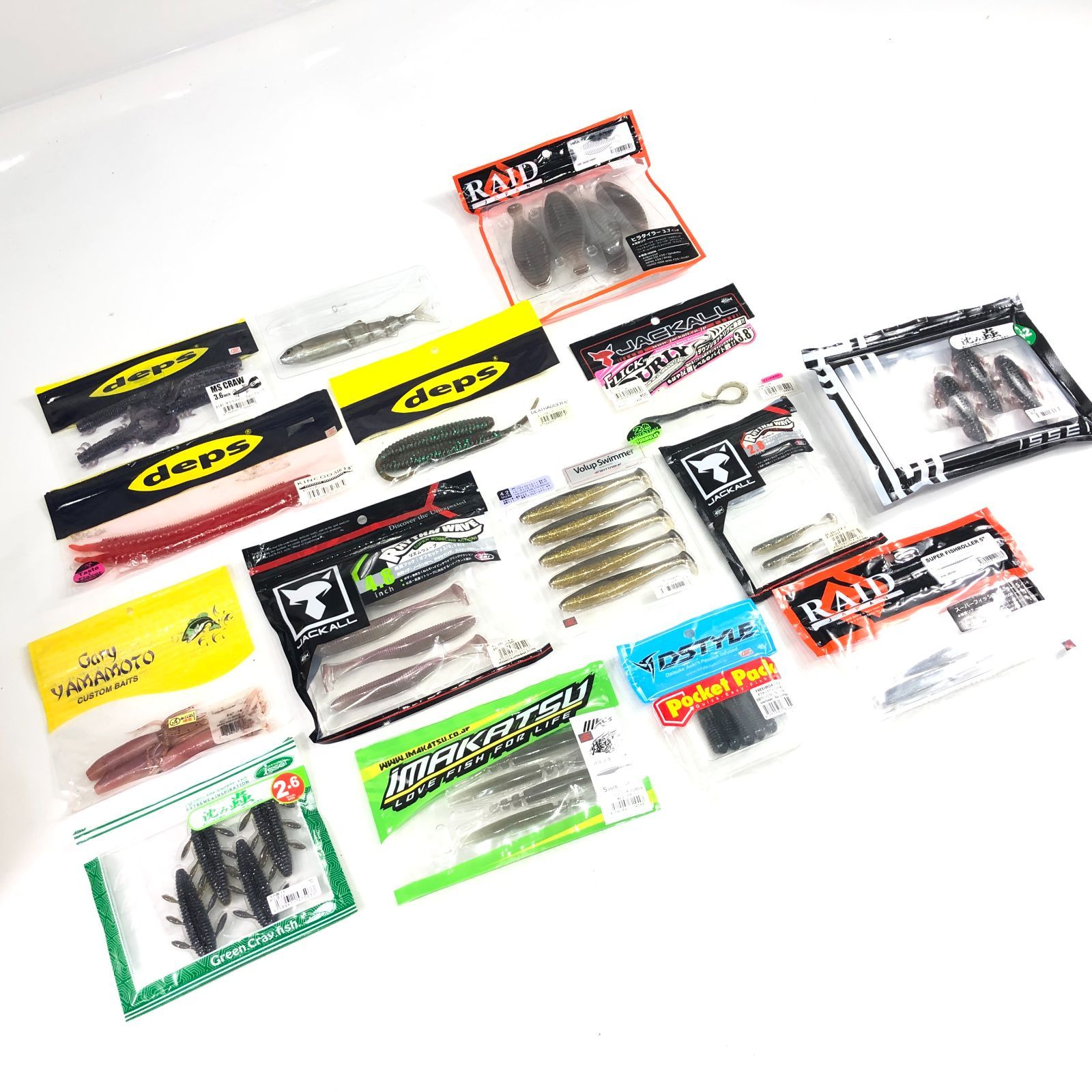 ワームセット ゲーリーヤマト ジャッカル デプス イッセイ イマカツ