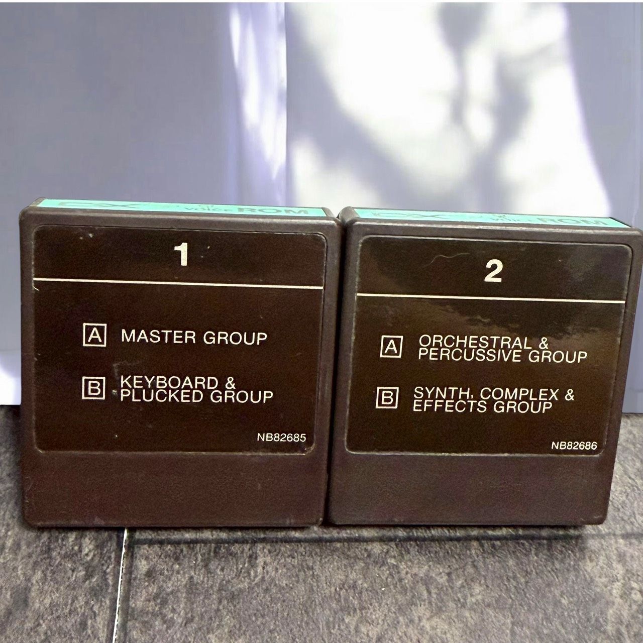 ☆送料無料 良品 YAMAHA ヤマハ DX7 用 VOICE ROM カートリッジ 1 2