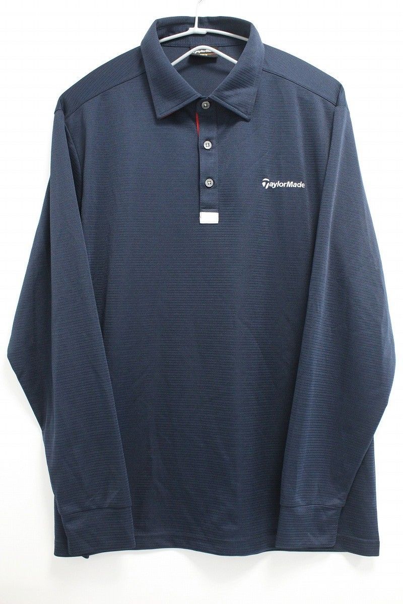 TaylorMade Golf テーラーメイドゴルフ ポロシャツ 長袖 ネイビー