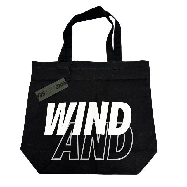 ウィンダンシー WIND AND SEA TOTE BAG ロゴ プリント キャンバス