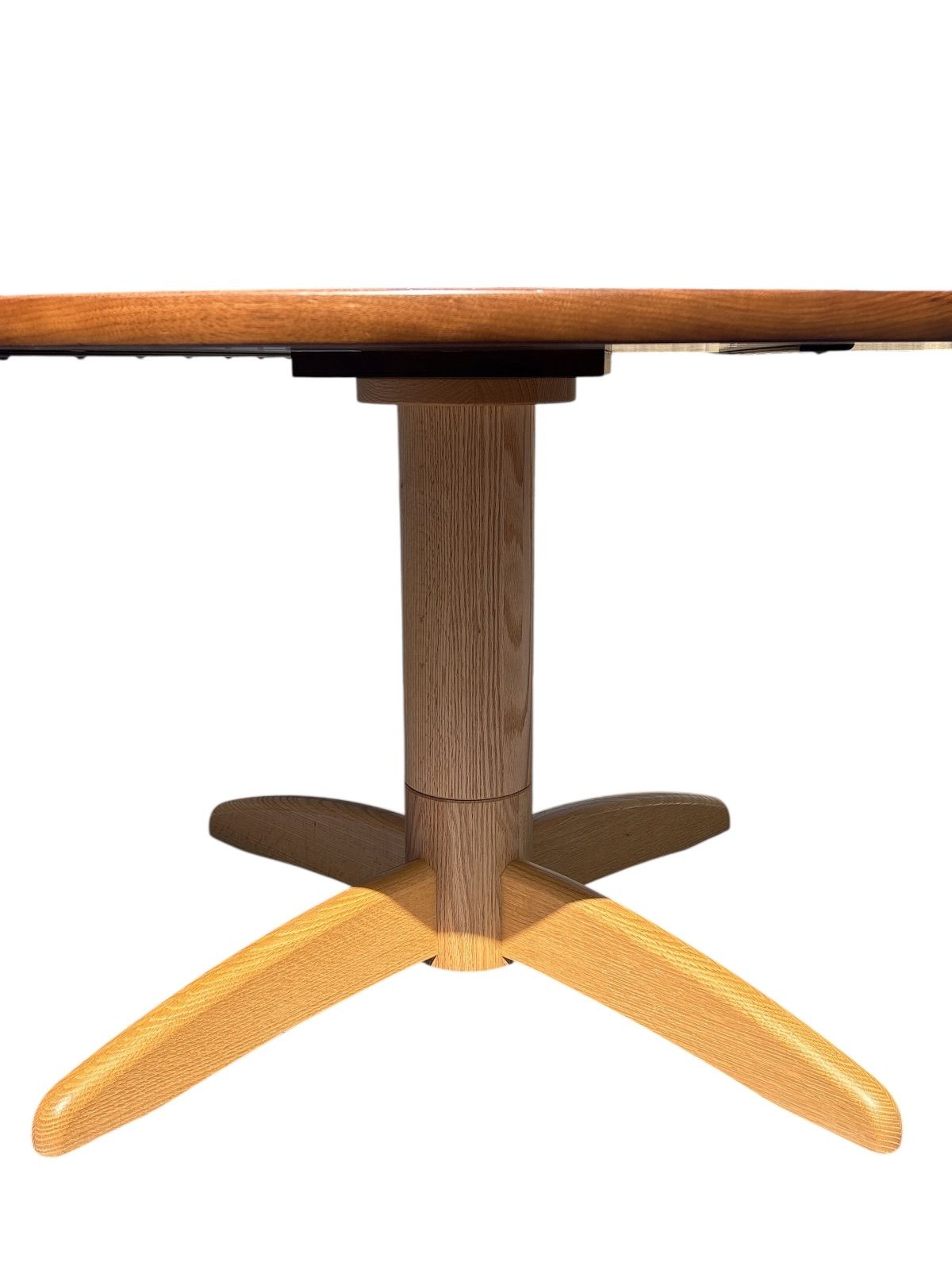 2022年製】柏木工 特注ラウンドテーブル 120cm ウォールナット×オーク