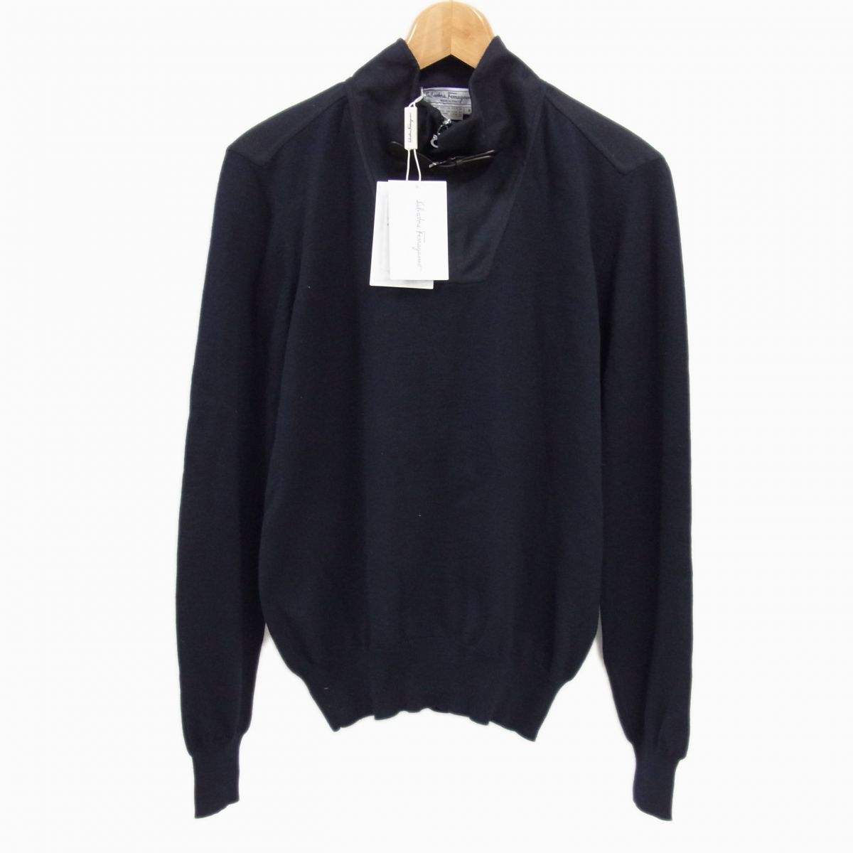 新品 定価132,300円◇Salvatore Ferragamo 12aw ウールハイネック 