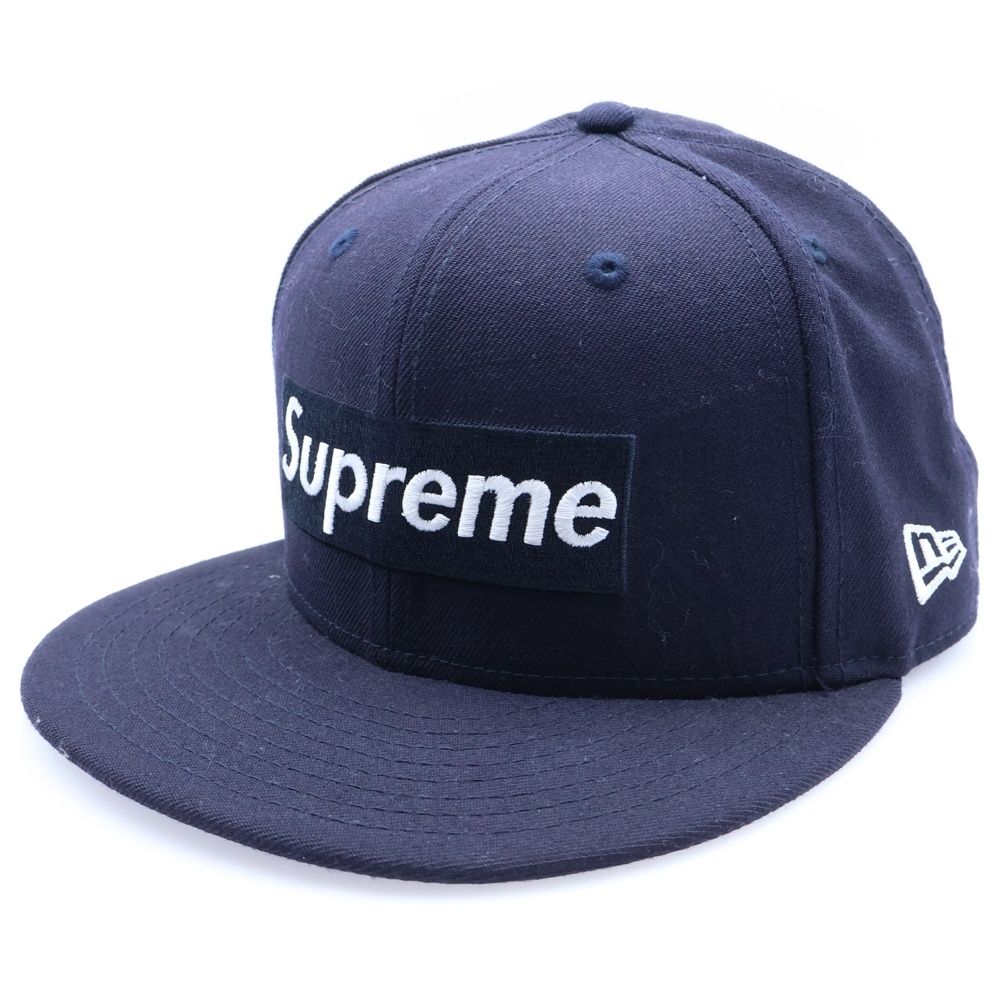 未使用 Supreme R.I.P. New Era ネイビー 16aw SUPREME (シュプリーム) 16AW ×NEW ERA R.I.P. Box Logo Cap ボックス