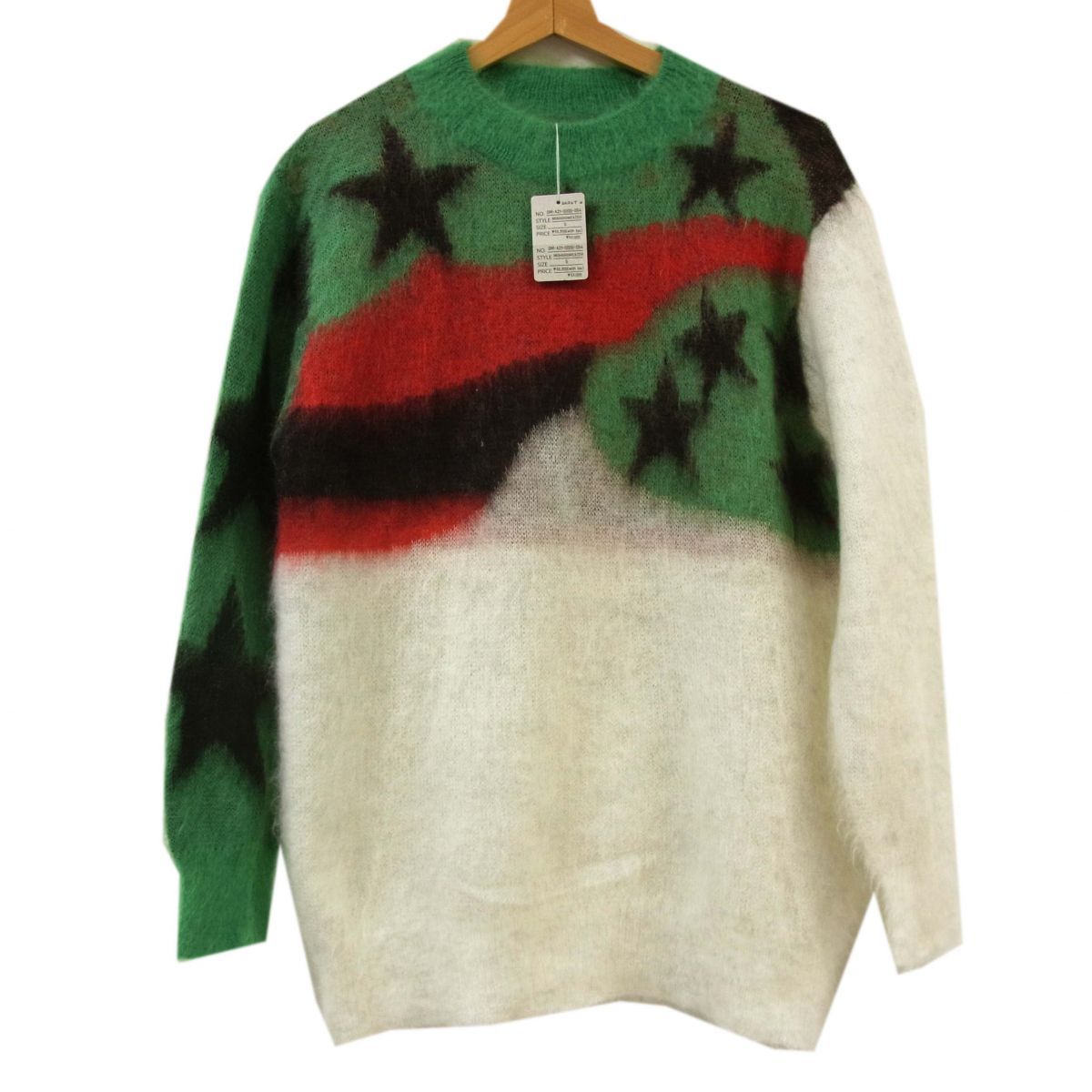 新品 定価58,300円 21AW◇SAINT Mxxxxxx DENIM TEARS モヘア ニット 