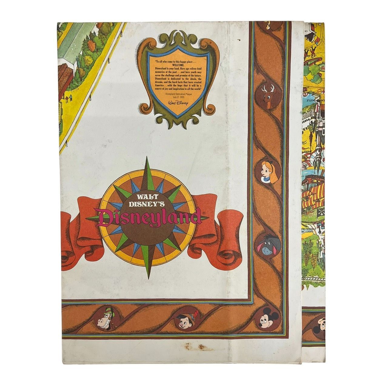 70S 1978年 カリフォルニア ディズニーランド リゾート Disneyland MAP