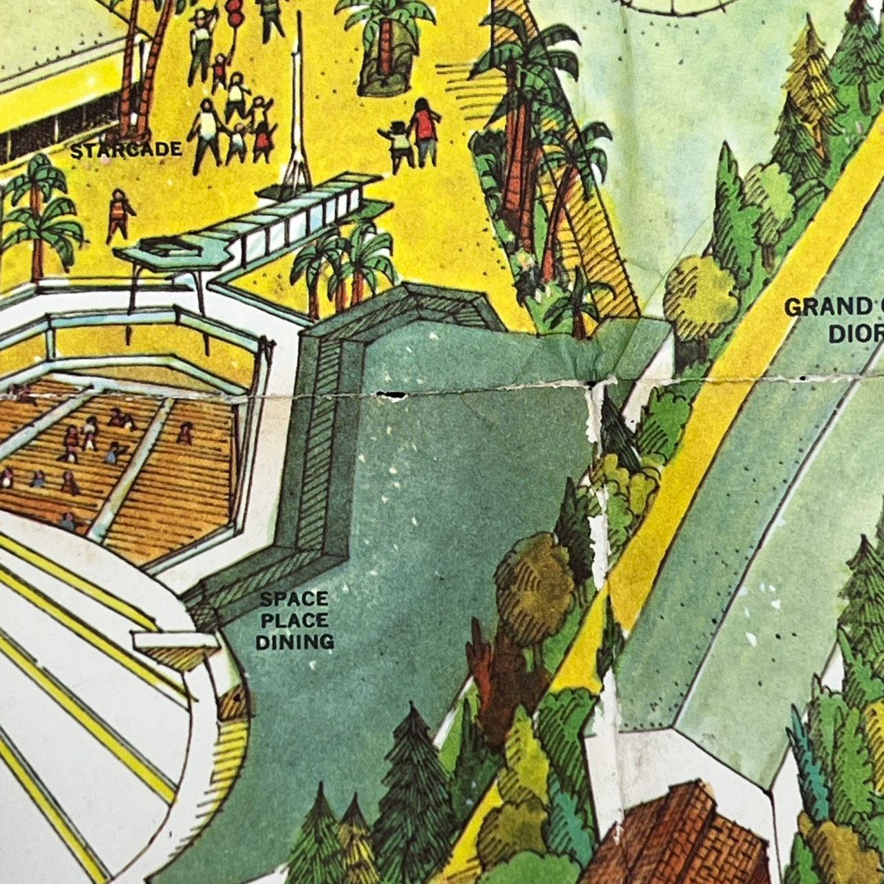 70S 1978年 カリフォルニア ディズニーランド リゾート Disneyland MAP