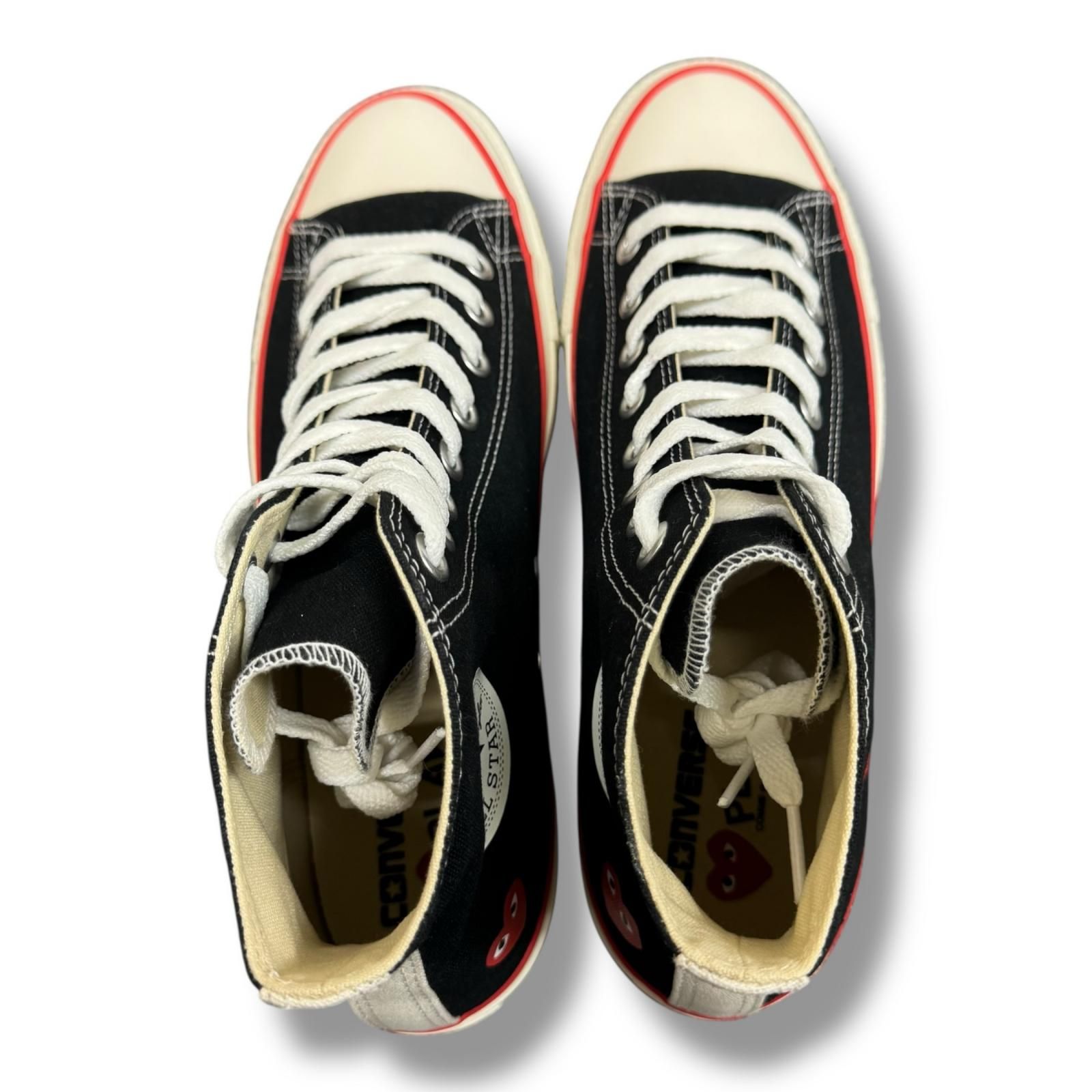 参考上代25300円 未使用 PLAY COMME des GARCONS × CONVERSE Allstar High オールスター ハイ ...