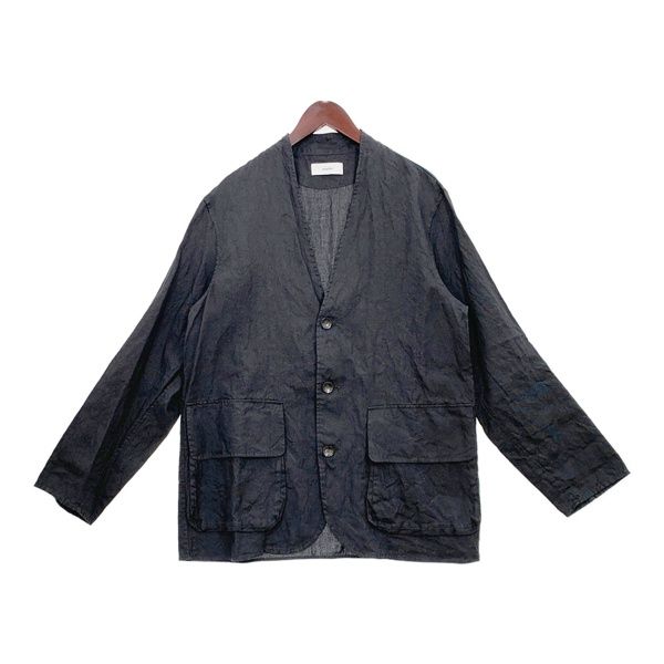 marka マーカ ノーカラー ジャケット FIELDMAN JACKET リネン シンプル