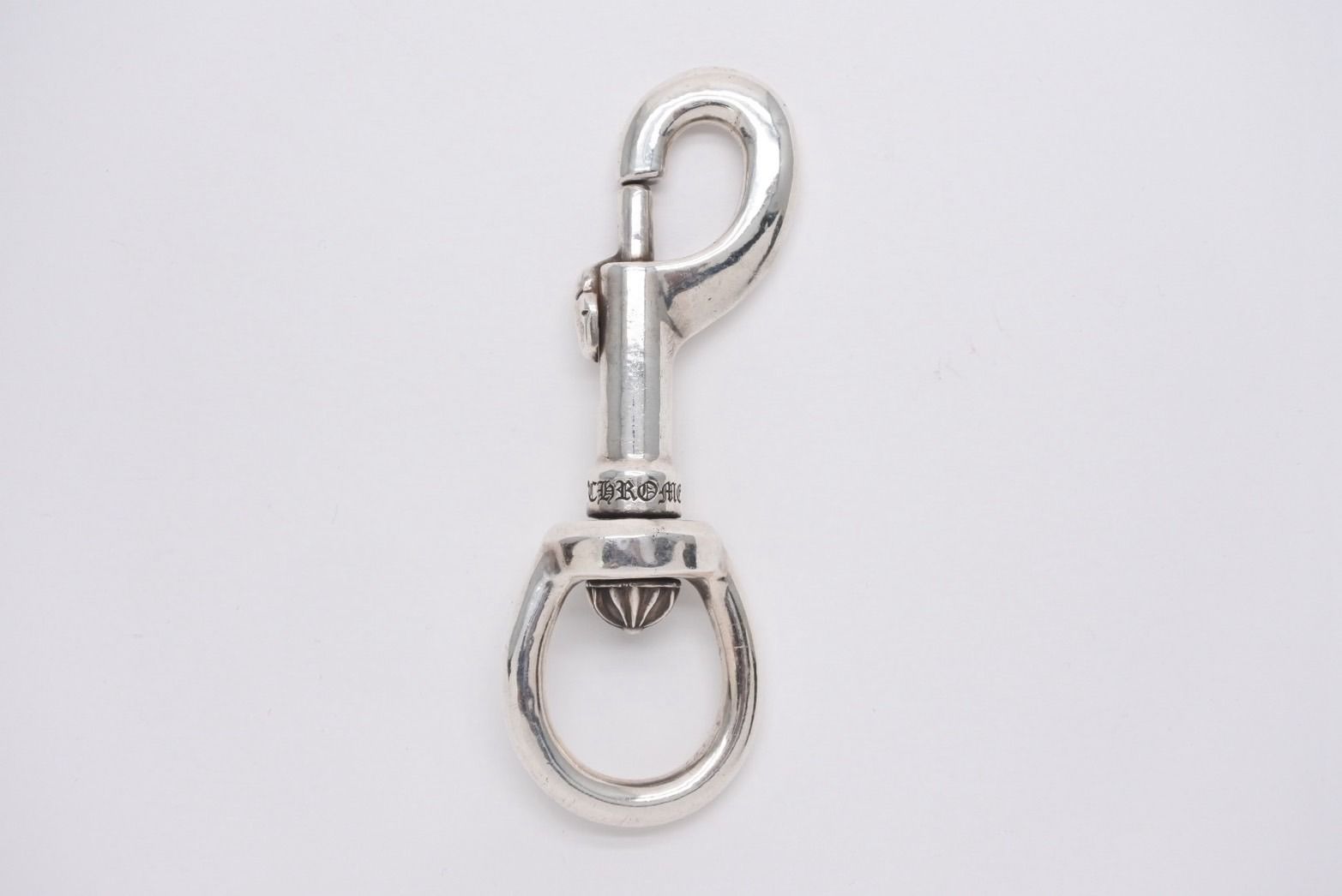 クロムハーツ  CLIP SWIVEL XL/クリップスイベルXL フレアニーレバーシルバーキーチェーン メンズ XL CHROME HEARTS（クロムハーツ） CLIP SWIVEL XL フレアニーレバー