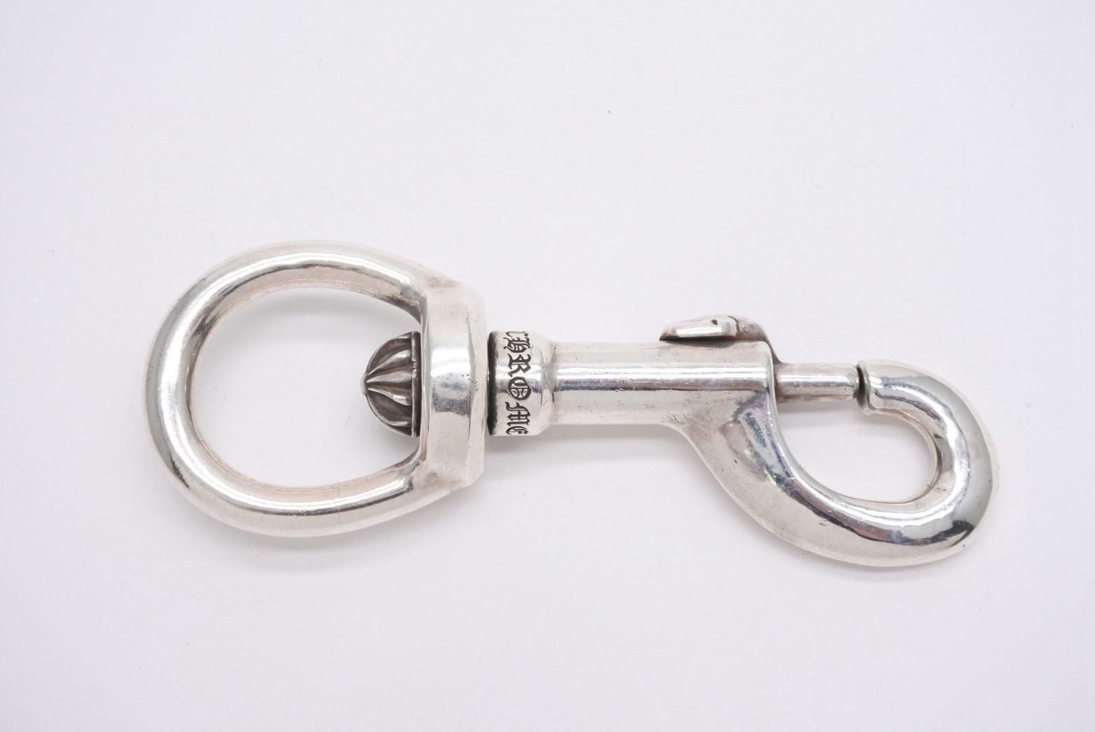 クロムハーツ  CLIP SWIVEL XL/クリップスイベルXL フレアニーレバーシルバーキーチェーン メンズ XL CHROME HEARTS（クロムハーツ） CLIP SWIVEL XL フレアニーレバー