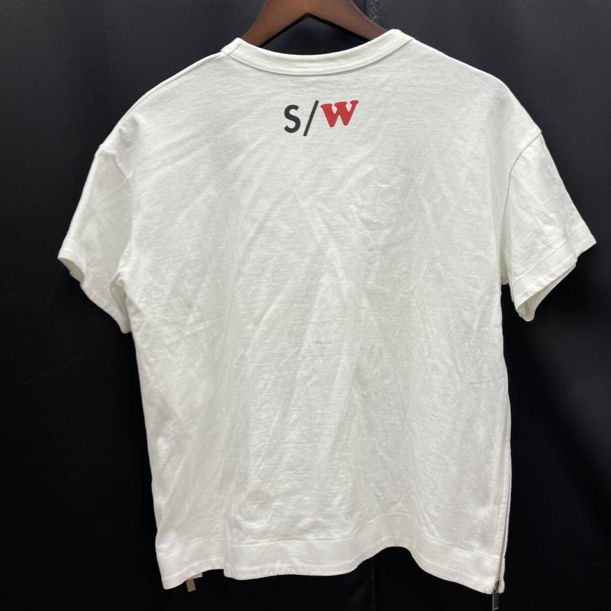 sacai/サカイ／半袖Tシャツ・カットソー／ホワイト SPRING WINTER CUT