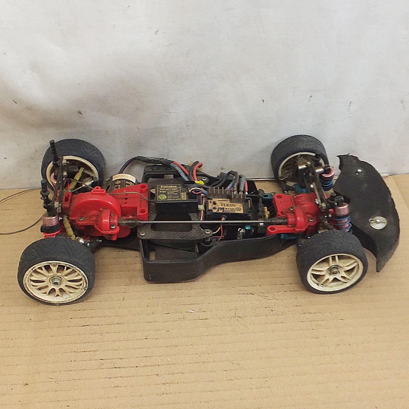 R911【希少】タミヤ TA02 電動RC ツーリング ドリフト ラジコン 中古