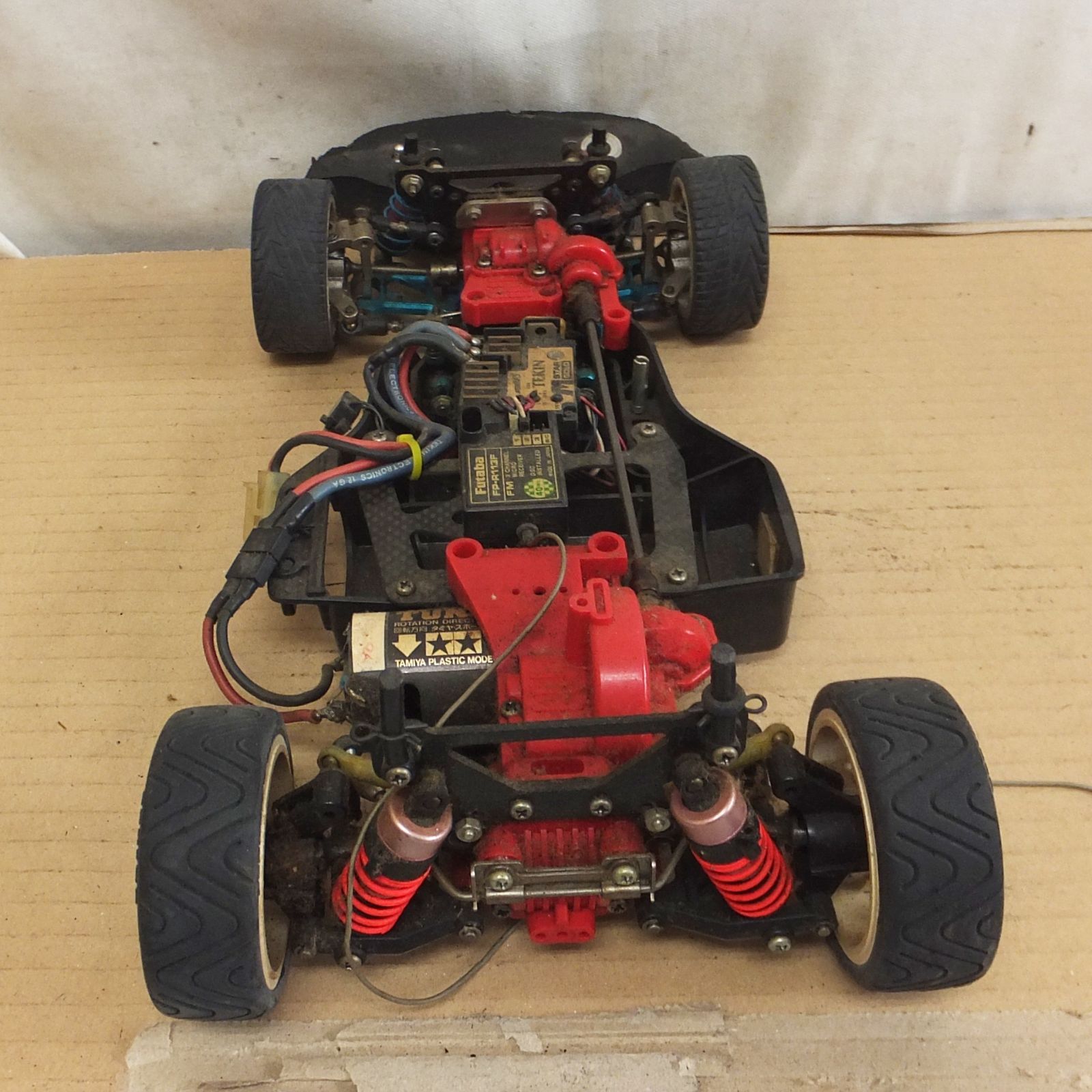 R911【希少】タミヤ TA02 電動RC ツーリング ドリフト ラジコン 中古