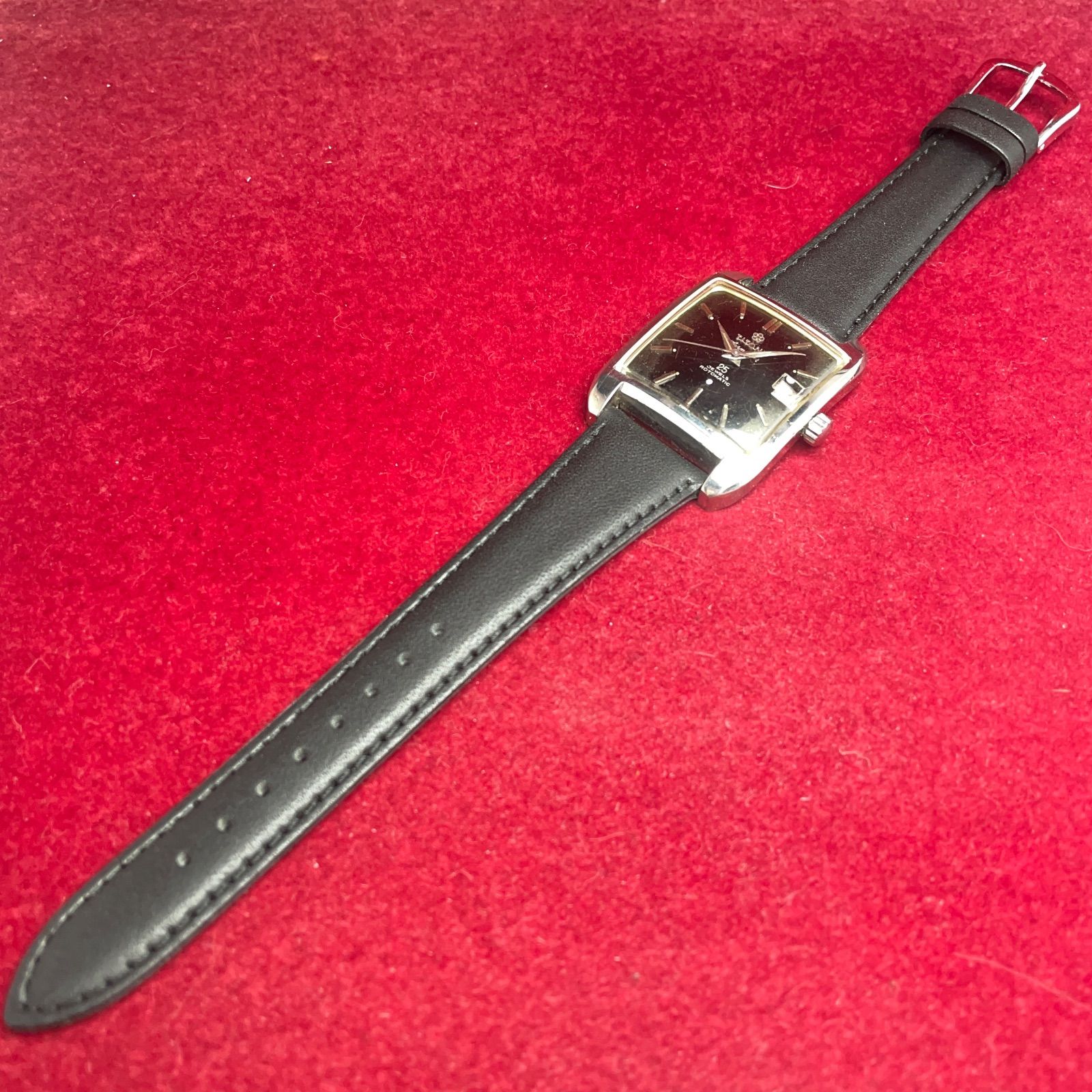 OH済】TITONI チトーニ エアマスター 1960年代 製スクエア 自動巻