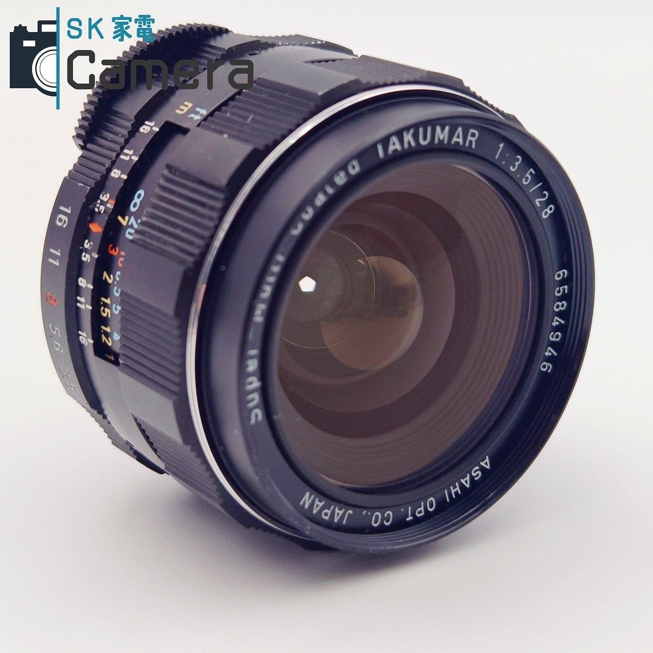 中古】 PENTAX Super-Multi-Coated TAKUMAR 28mm F3.5 M42