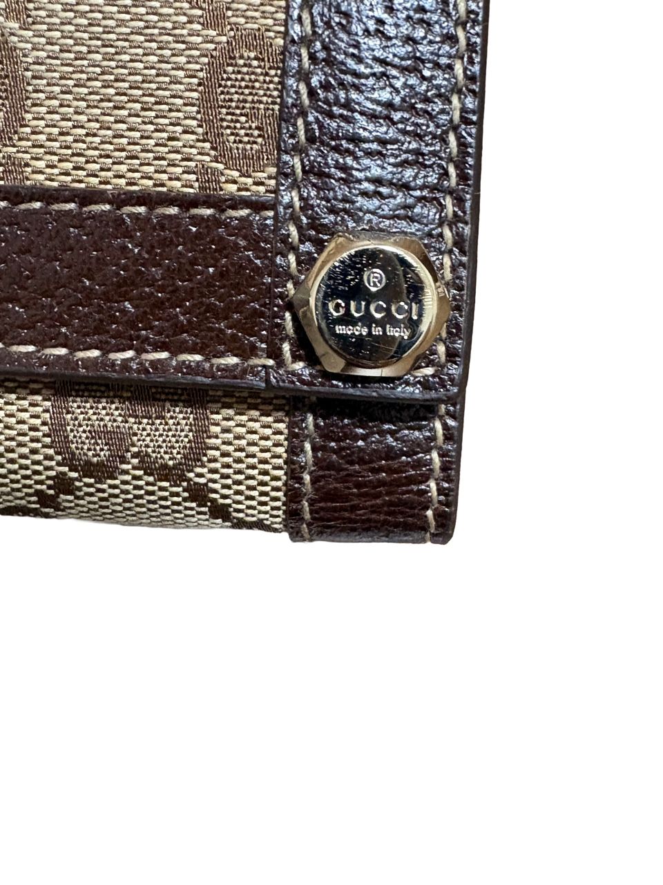 未使用品希少】GUCCI グッチ GGキャンバスレザー6連キーケース
