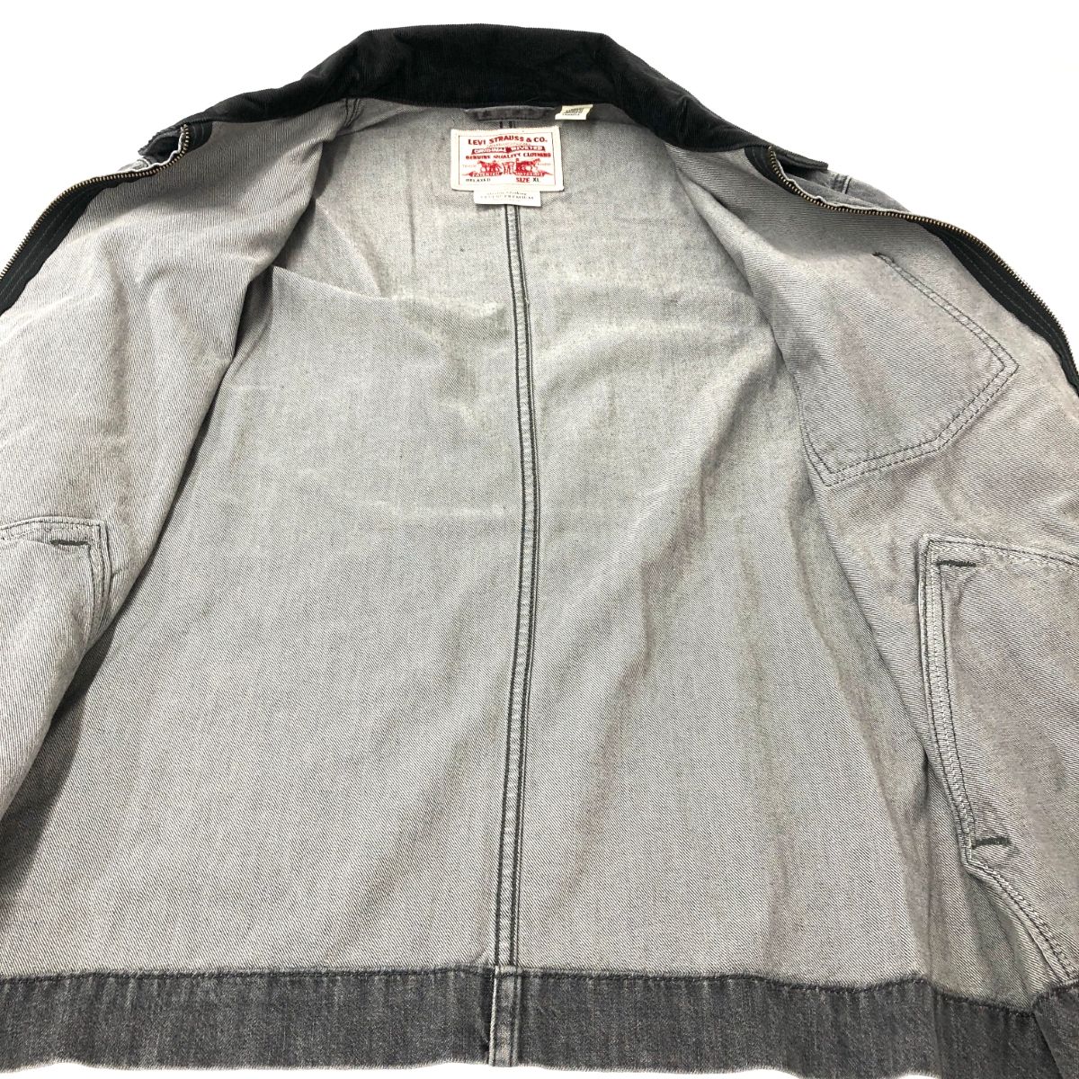LEVI'S STRAUSS & CO. グレー デニムジャケット XL 【公式通販】