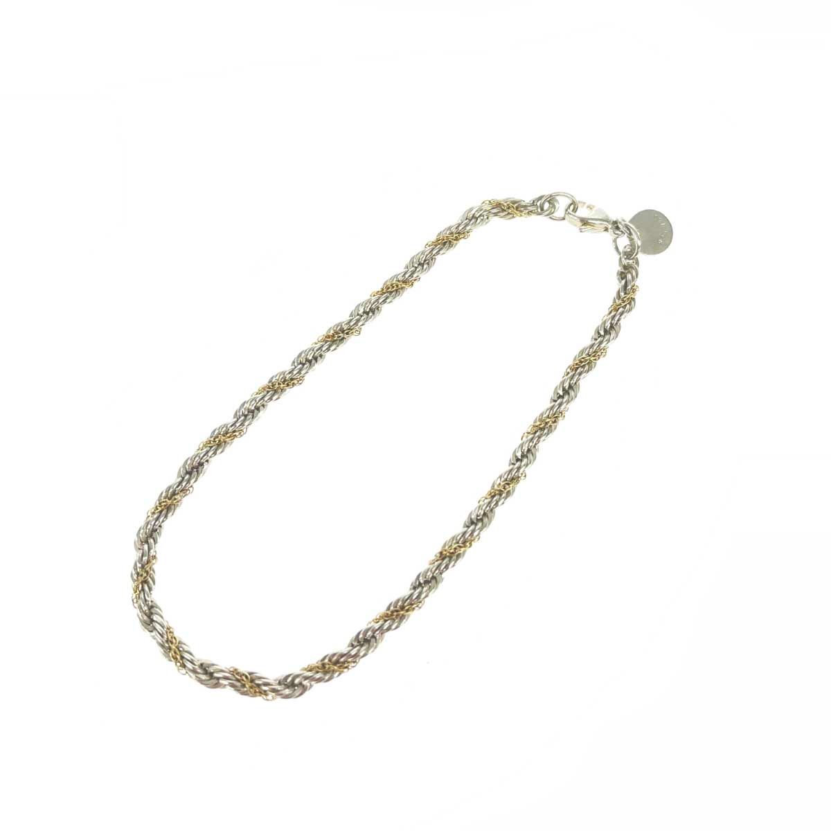 TIFFANY&Co. ティファニー ツイストロープチェーンブレスレット SV925
