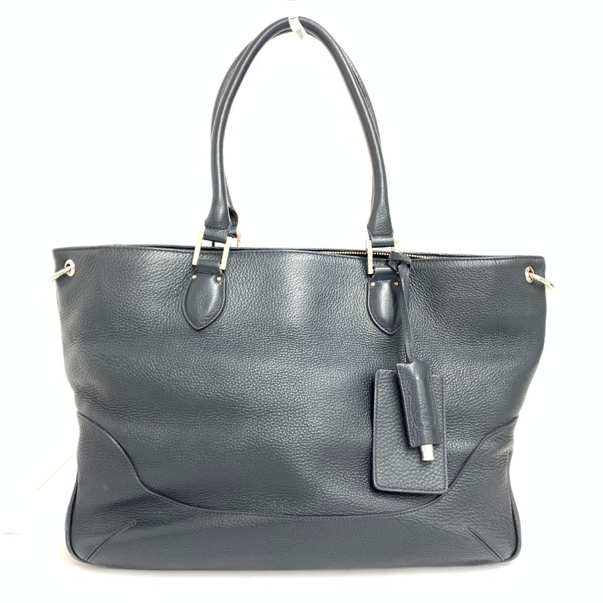 PELLE MORBIDA ペッレモルビダ トートバッグ レザー ネイビー ユニ 