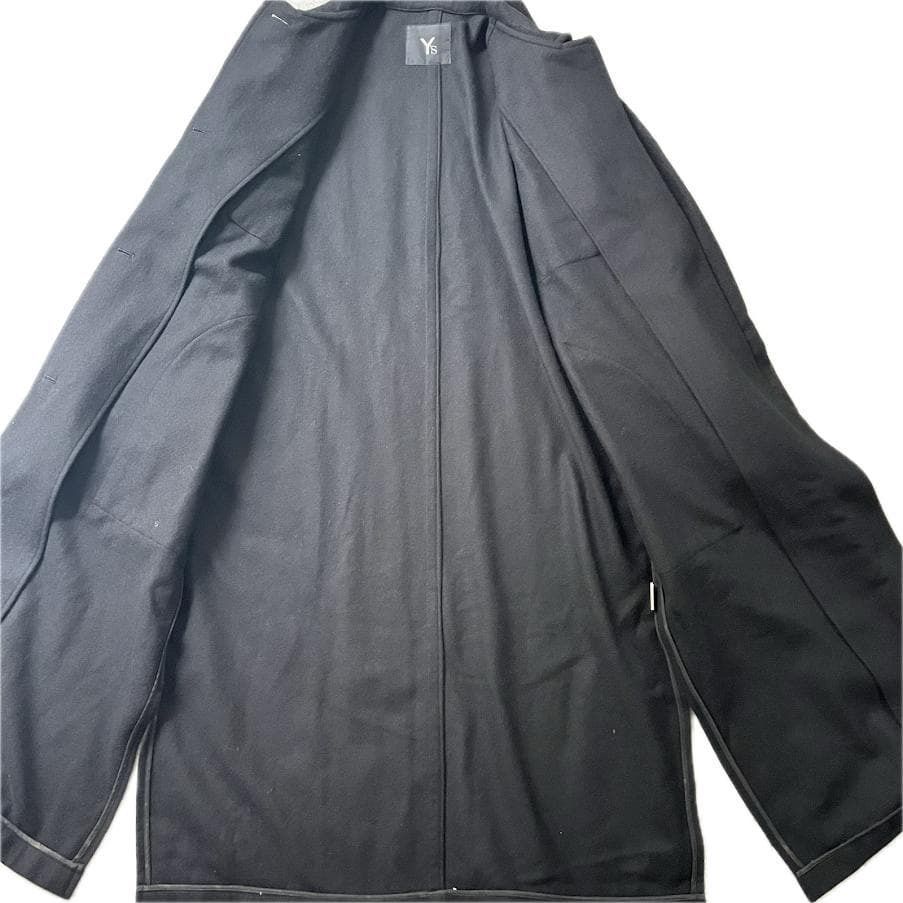 80s初期タグ】Y's Yohji Yamamoto Wool Minimal Coat ワイズ ヨウジ