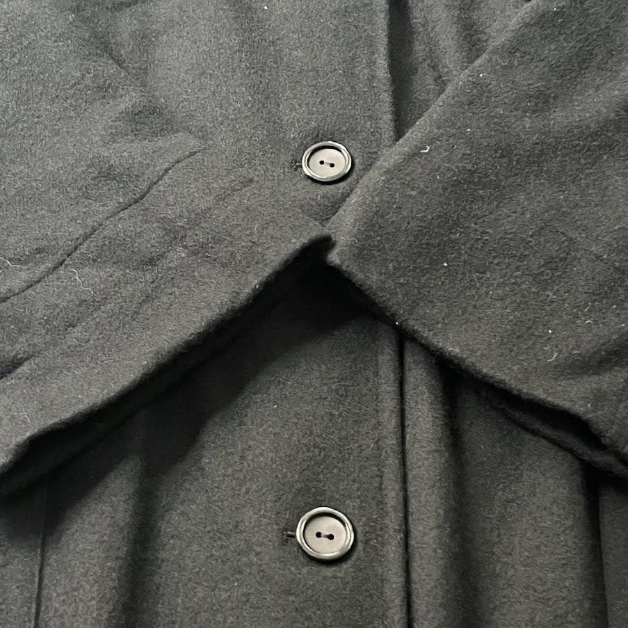 80s初期タグ】Y's Yohji Yamamoto Wool Minimal Coat ワイズ ヨウジ