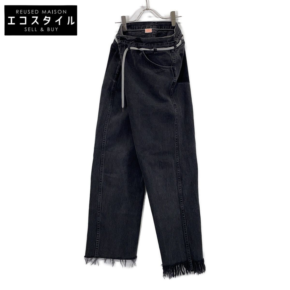 MAISON EUREKA メゾンエウレカ ﾌﾞﾗｯｸ VINTAGE REWORK BIGGY 017 ﾃﾞﾆﾑ