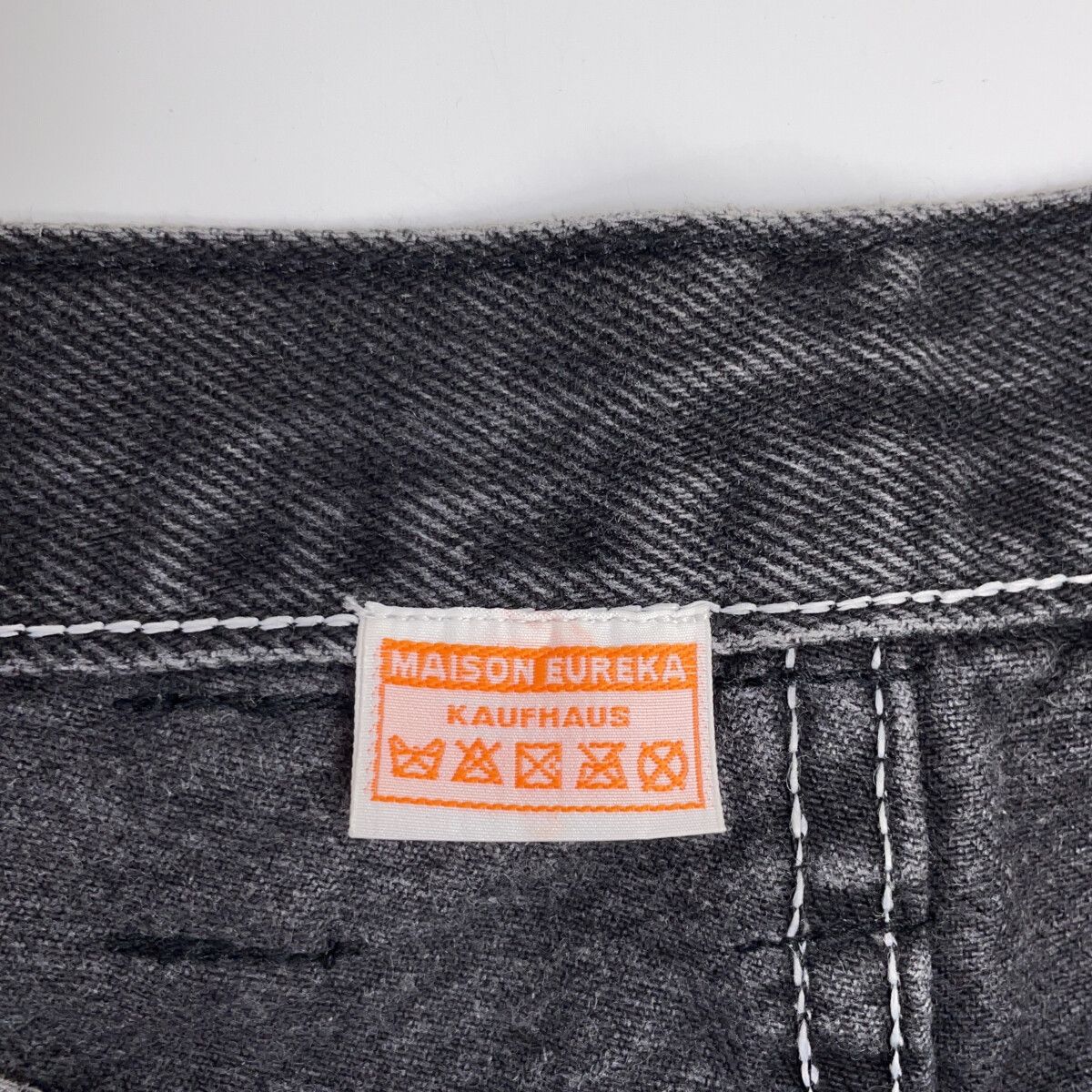 MAISON EUREKA メゾンエウレカ ﾌﾞﾗｯｸ VINTAGE REWORK BIGGY 017 ﾃﾞﾆﾑ