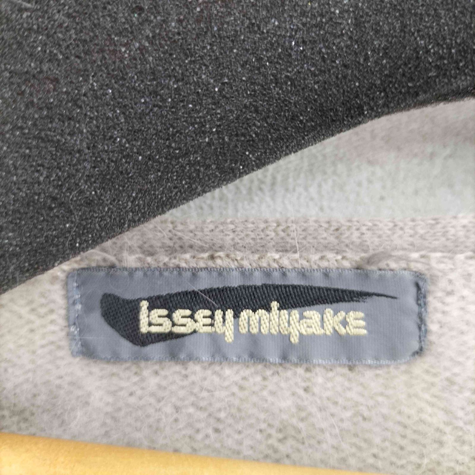 イッセイミヤケ ISSEY MIYAKE 80S 筆タグ ウールナイロン混ドレープ 80 