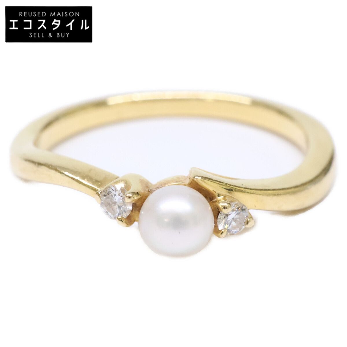 MIKIMOTO ICH【中古美品】MIKIMOTO ミキモト パール K18 ステーション 