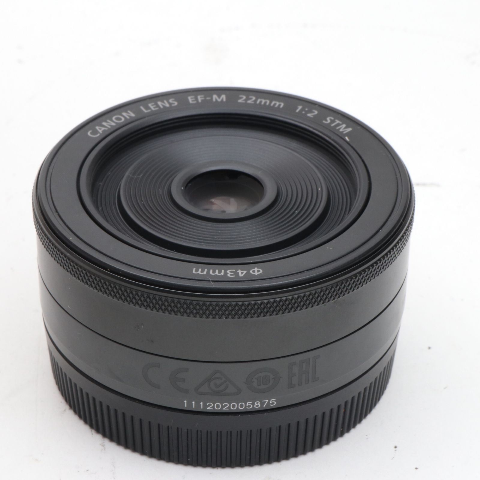 キヤノン Canon 単焦点広角レンズ EF-M22mm F2 STM ミラーレス一眼対応