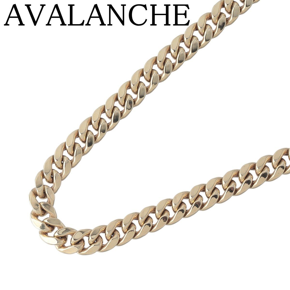 AVALANCHE AVALANCHE ゴールドネックレス 50cm 10k 10k イエロー 