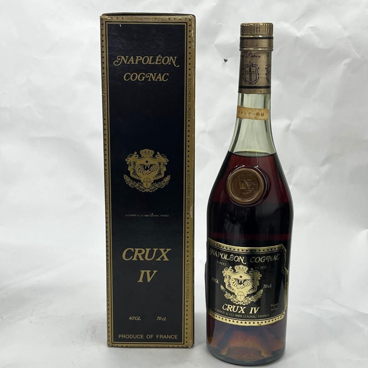 未成年の飲酒は法律で禁じられています】CRUX4 ナポレオンブランデー