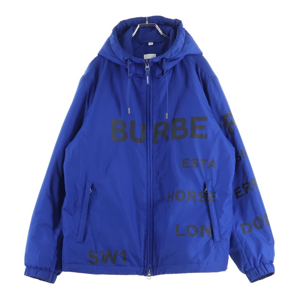 BURBERRY バーバリー 総柄 ロゴプリント ジップアップ - (バーバリー 
