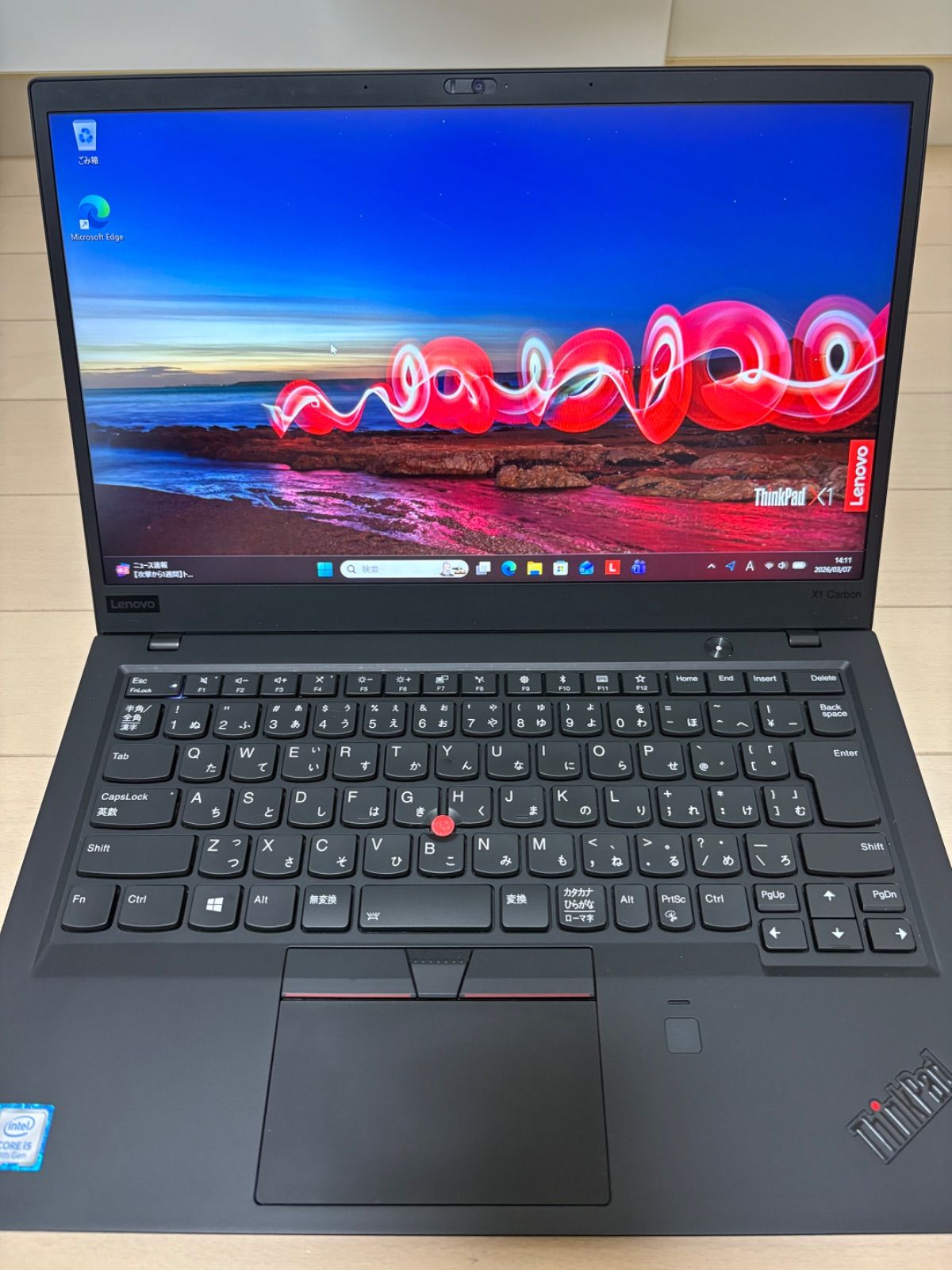 良品/即配送】Lenovo ThinkPad X1 Carbon Windows11 SSD256GB メモリ