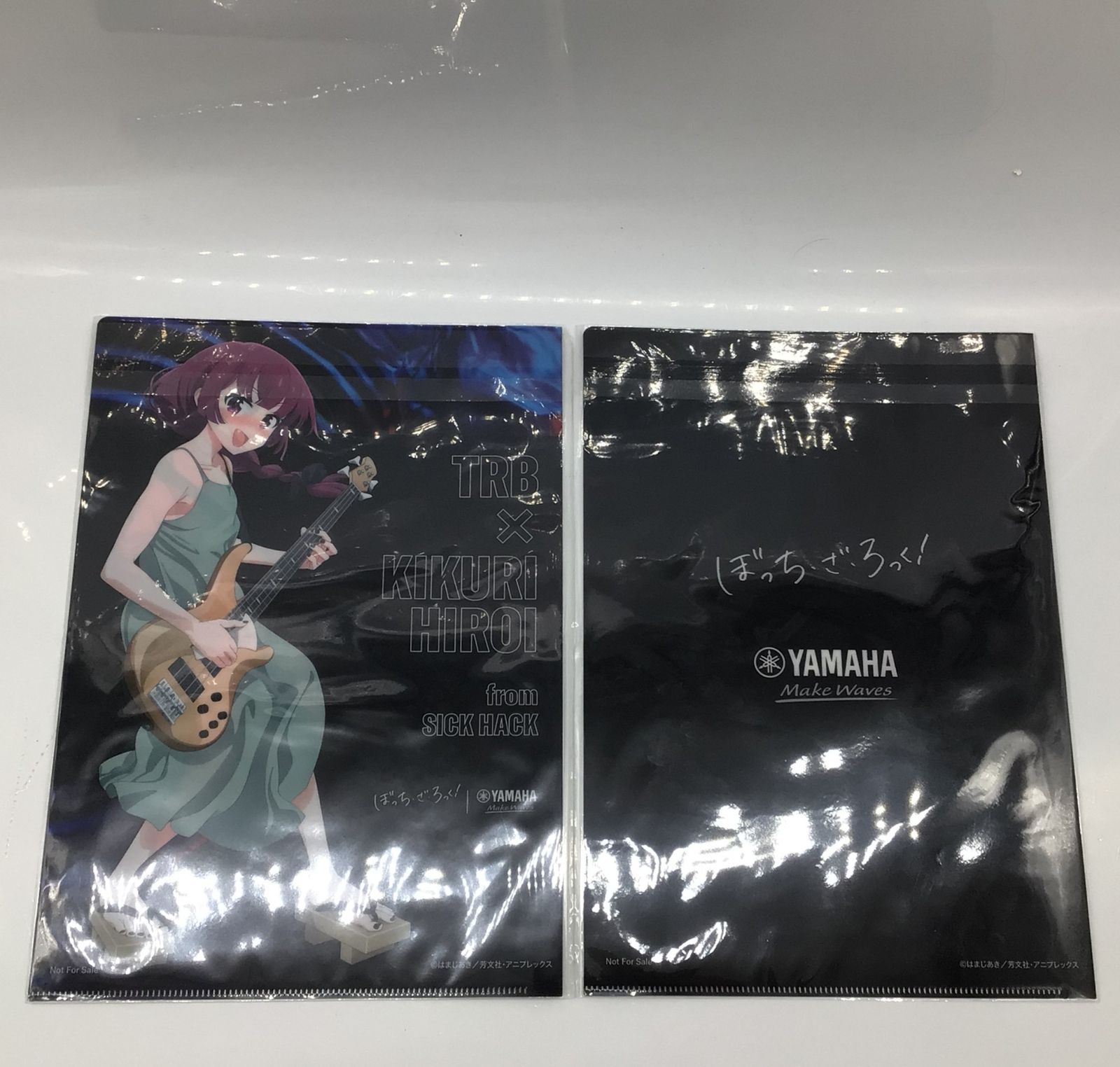 3100 【未開封】ぼっち・ざ・ろっく！×YAMAHA A4クリアファイル 2枚