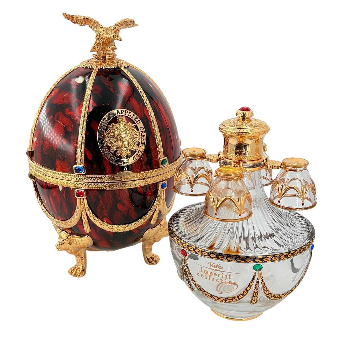 中古】 空ボトル LADOGA ラドガ ウォッカ Imperial Collection