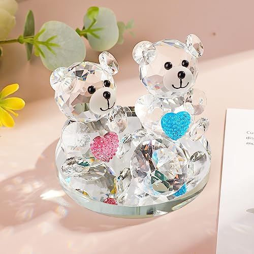 クリスタル くま 置物 【正規品】結婚祝い 誕生日 記念日 プレゼント