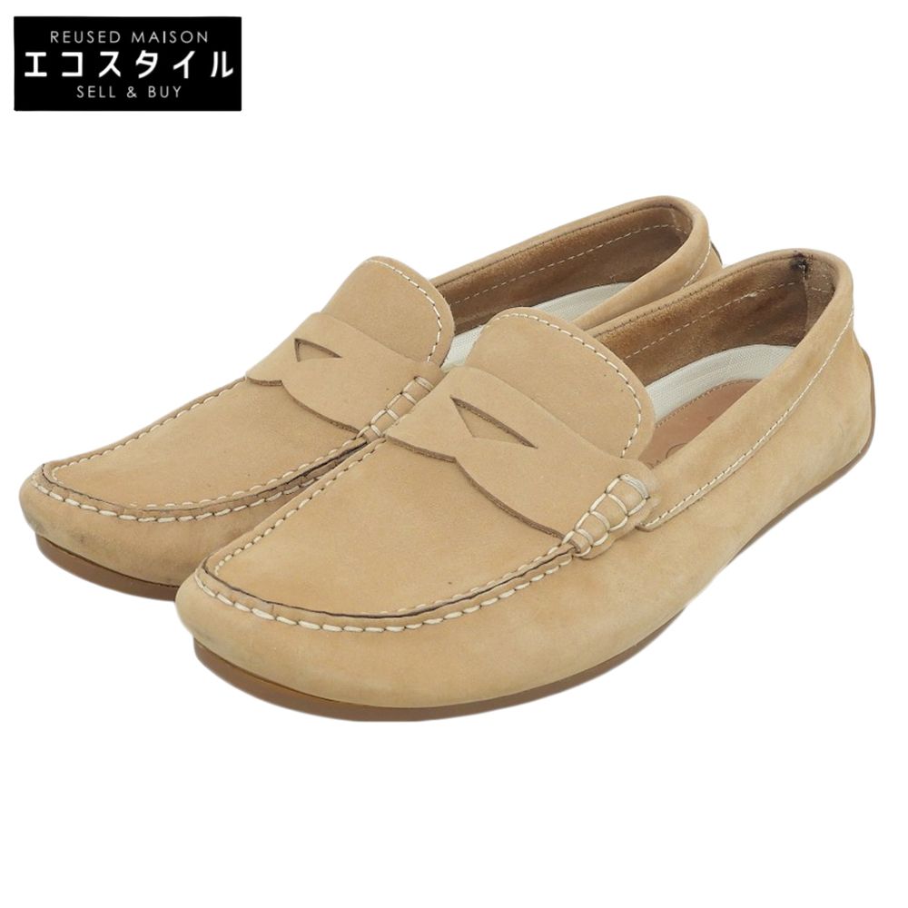 Clarks クラークス スエード ドライビングシューズ メンズ ベージュ