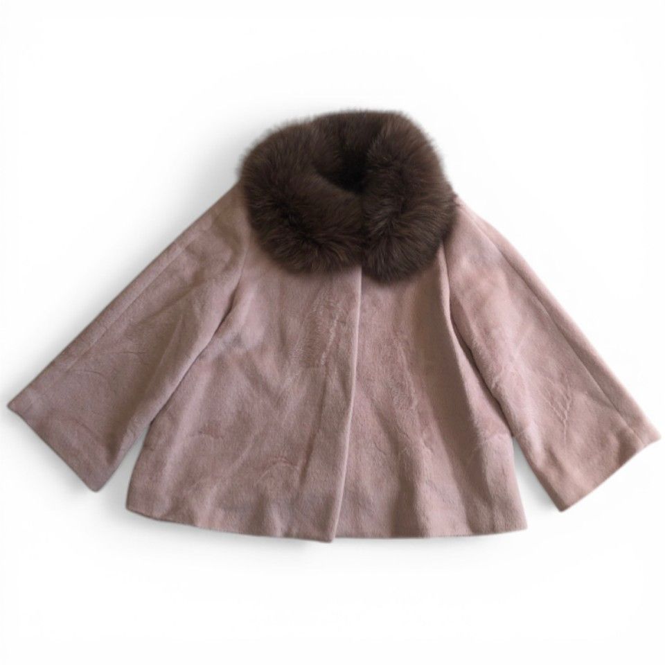 美品 人気ITEM ANAYI アナイ アルパカシャギーフォックスファー付