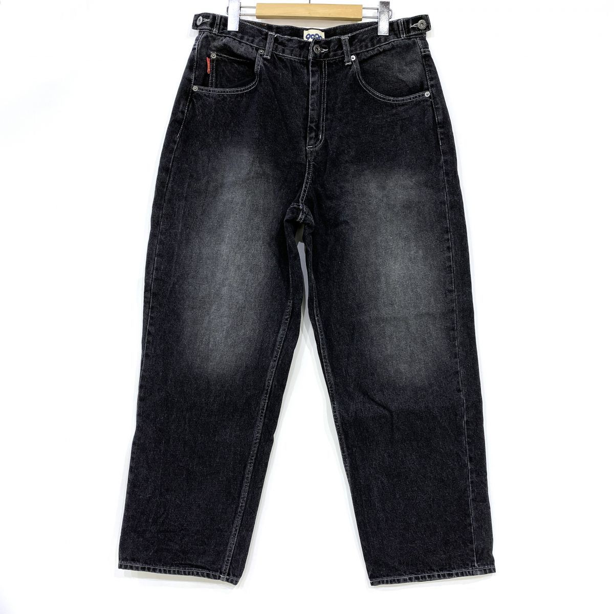9090 ナインティナインティ King Logo Vintage Tapered Pants デニム